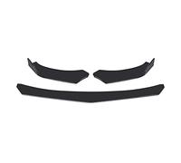 4 Uds Universal Ajustable Coche Parachoques Delantero Labio Cuerpo Kit Spoiler Canard Splitter Difusor para Mercedes para Benz(4PC Glossy Black)