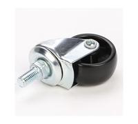 4 Uds. Varilla de tornillo rueda 1,5 pulgadas M8 /M10/M12 percha for ropa especial galvanoplastia 38mm muebles universales(Black,8mmX25mm)