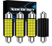 4 Últimas bombillas LED en forma de abanico de 12-24V 211-2 212-2 578 bombillas LED de chip blanco 3014 de 6500 k, sin errores 1,65 "canbus de 41 mm, para lámparas de techo circular en tarjeta