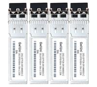 4 unidades 25G SFP28 multimodo SFP+ módulo de fibra transceptor de red, SR MM850nm 100m, Duplex LC para interruptor de centro de datos, router, cortafuegos, servidor, etc.,