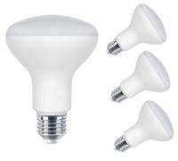 4 Unidades Bombilla LED Reflectora R80 15W, Lamparas de Techo E27 Superbrillante, Blanco Cálido 3000K,1450 Lúmenes, Equivalente a 120W Incandescente (3000K-Blanco Cálido, 15W - R80)