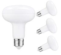 4 Unidades Bombilla LED Reflectora R95 18W, Lamparas de Techo E27 Superbrillante, Blanco Cálido 3000K,1800 Lúmenes, Equivalente a 150W Incandescente (3000K-Blanco Cálido, 18W - R95)