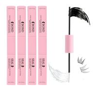 4 unidades Bond and Seal Lash Glue, pegamento para pestañas, impermeable y de secado rápido, suave y fuerte adherencia, para extensiones de pestañas DIY, principiantes y profesionales