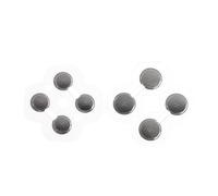 4 unidades de crucetas de metal for Nintendo 3DS, con botones ABXY y película conductora.(MIX)