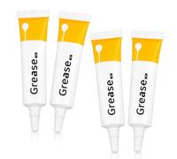 4 unidades de grasa lubricante para impresora 3D, grasa de silicona de grado alimenticio y grasa para grifos, grasa universal para rodamientos y grasa de máquina para engranajes, engranajes e