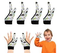 4 unidades de guantes de compresión para niños que dejan de chupar los pulgares para niños de 5 a 13 años. (#3)