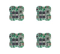 4 unidades de módulo de celda de paquete de baterías 4S 40A 14.8V placa de protección de carga de batería placa de circuito de alimentación reemplazo de sobrecarga protección de sobredescarga