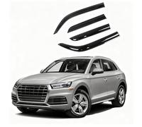4 Unidades Deflectores de Aire para Audi Q5 Fy 2017-2024, Deflectores de Viento, Cortavientos Ventana Coche, Integrados,Negro