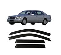 4 Unidades Deflectores de Aire para Benz S-Class W140 V140 1992-1999LWB, Deflectores de Viento, Cortavientos Ventana Coche, Integrados,Negro