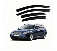 4 Unidades Deflectores de Aire para BMW 5 Series E61 2006-2010 Wagon, Deflectores de Viento, Cortavientos Ventana Coche, Integrados,Negro