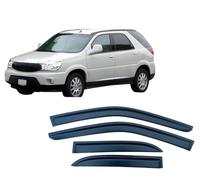 4 Unidades Deflectores de Aire para Buick Rendezvous 2002-2007, Deflectores de Viento, Cortavientos Ventana Coche, Integrados,Negro