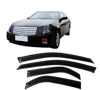 4 Unidades Deflectores de Aire para Cadillac CTS 2003-2007, Deflectores de Viento, Cortavientos Ventana Coche, Integrados,Negro