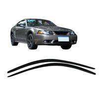 4 Unidades Deflectores de Aire para Ford Mustang 1994-2004, Deflectores de Viento, Cortavientos Ventana Coche, Integrados,Negro