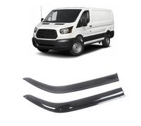 4 Unidades Deflectores de Aire para Ford Transit 2014-2020, Deflectores de Viento, Cortavientos Ventana Coche, Integrados,Negro