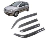 4 Unidades Deflectores de Aire para Hyundai Getz 2002-2011, Deflectores de Viento, Cortavientos Ventana Coche, Integrados,Negro