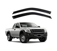 4 Unidades Deflectores de Aire para Isuzu D-MAX Extended Cab 2002-2012, Deflectores de Viento, Cortavientos Ventana Coche, Integrados,Negro