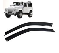 4 Unidades Deflectores de Aire para Land Rover Defender 90 1983-2016 2D, Deflectores de Viento, Cortavientos Ventana Coche, Integrados,Negro