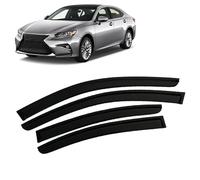 4 Unidades Deflectores de Aire para Lexus Es XV60 2013-2017, Deflectores de Viento, Cortavientos Ventana Coche, Integrados,Negro