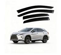 4 Unidades Deflectores de Aire para Lexus RX 2016-2022, Deflectores de Viento, Cortavientos Ventana Coche, Integrados,Negro