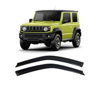 4 Unidades Deflectores de Aire para Suzuki Jimny 2019-2024, Deflectores de Viento, Cortavientos Ventana Coche, Integrados,Negro