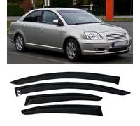 4 Unidades Deflectores de Aire para Toyota Avensis T250 Sedan 2003-2008, Deflectores de Viento, Cortavientos Ventana Coche, Integrados,Negro