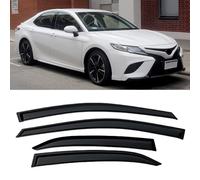 4 Unidades Deflectores de Aire para Toyota Camry Xv70 2018-2023, Deflectores de Viento, Cortavientos Ventana Coche, Integrados,Negro
