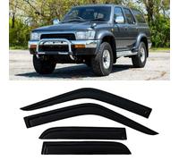 4 Unidades Deflectores de Aire para Toyota HILUX Surf 1991-1995, Deflectores de Viento, Cortavientos Ventana Coche, Integrados,Negro