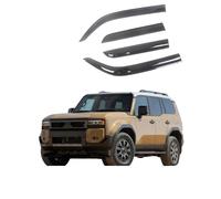 4 Unidades Deflectores de Aire para Toyota Land Cruiser Prado 2022-2025, Deflectores de Viento, Cortavientos Ventana Coche, Integrados,Negro