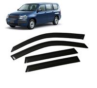 4 Unidades Deflectores de Aire para Toyota PROBOX 2002-2018, Deflectores de Viento, Cortavientos Ventana Coche, Integrados,Negro