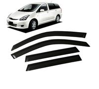 4 Unidades Deflectores de Aire para Toyota Wish 2003-2009, Deflectores de Viento, Cortavientos Ventana Coche, Integrados,Negro