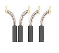 4 Unidades Escobillas de Carbón 42x12,5x5mm para Motor Eléctrico de Lavadoras Secadoras Brocha de Carbón Universal para Bosch Siemens Balay