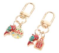 4 Unidades Llaveros De De Metal Colgante Para