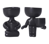 4 Unidades Macetas De Forma Persona Para Suculentas Y Cactus