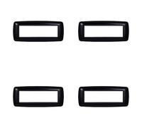 4 unidades, placas compatibles con Bticino Living, placas de plástico abombado 3/4/7 plazas, para soportes azules - Kit de 4 unidades