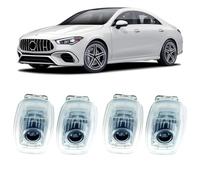 4 unidades Proyector de Luz para Puerta de Coche Iluminación de Puerta para Mercedes CLA C118 X118 CLS C257 Clase E C238 A238, Proyectores de Puerta Iluminación de Entrada Iluminación de Bajos del