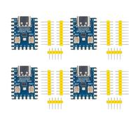 4 unidades RP2040-Zero, Compact Microcontroller Development Board, basierend auf dem Raspberry-Pi 2040 Dual-Core ARM Cortex M0+ Prozessor,Support