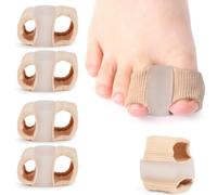 4 Unidades Separador de Dedos Pie y Corrector de Juanetes, Separadores de Dedos de los Pies de Silicona para Alivio de Dolor, Tallas S (1.5cm) para Hombre y Mujer