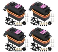 4 unidades Servo Digital Metal,13KG Servomotor de alta velocidad para helicóptero RC avión, 180° para brazo de robot, barco RC