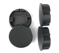 4 unidades STECKEL negro 26.B4 tapa antipolvo tapa para enchufes Schuko limpios regletas enchufes enchufes enchufes múltiples protección contra salpicaduras para hotel y empresa