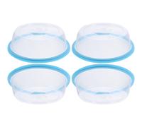 4 Unidades Tapas Apilables Para Microondas, Selladoras, Conservación