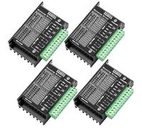 4 unidades TB6600 Stepper Driver 4.0A 9V-42V Stepper Driver con 32 segmentos para 42/57/86 tipo 2 fases y 4 fases motor paso a paso, controlador de motor paso a paso para impresoras 3D y máquinas CNC