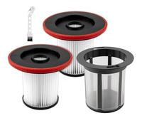 (4 unidades) Unlimited Serie 6 filtros HEPA de repuesto compatibles con aspiradoras Bosch Unlimited 6, 2 filtros HEPA, 1 prefiltro, 1 cepillo, filtro de aspiradora, juego de accesorios