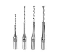 4 unids carpintería punta cuadrada brocas de taladro madera mortaja cincel conjunto carpintería agujeros set Twist taladro DIY mortaja cincel herramientas eléctricas