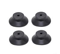 4 unids de goma soportes de pie M6 anti-vibración aislador almohadillas para compresor de aire reducción de ruido 44x20mm negro