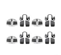 4 unids Estabilizadores de puerta puerta bloqueo protector Pestillos MS304-00001 para Toyota Cars reemplazo plástico metal puerta titular conjunto OEM MS304 00001 por favor comprobar la pieza original
