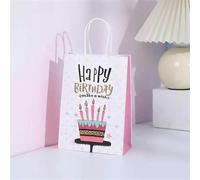 4 Unids Feliz Cumpleaños Bolsa de Regalo de Papel con Asa Feliz Cumpleaños Fiesta Dulces Bolsas de Embalaje Niños Fiesta de Cumpleaños Favores Bolsas-4pcs_b-15x21x8cm 4pcs