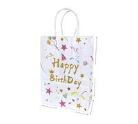 4 Unids Feliz Cumpleaños Bolsa de Regalo de Papel con Asa Feliz Cumpleaños Fiesta Dulces Bolsas de Embalaje Niños Fiesta de Cumpleaños Favores Bolsas-4pcs_f-15x21x8cm 4pcs