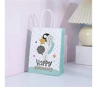 4 Unids Feliz Cumpleaños Bolsa de Regalo de Papel con Asa Feliz Cumpleaños Fiesta Dulces Bolsas de Embalaje Niños Fiesta de Cumpleaños Favores Bolsas-4pcs_c-15x21x8cm 4pcs