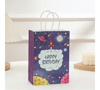 4 Unids Feliz Cumpleaños Bolsa de Regalo de Papel con Asa Feliz Cumpleaños Fiesta Dulces Bolsas de Embalaje Niños Fiesta de Cumpleaños Favores Bolsas-4pcs_i-15x21x8cm 4pcs