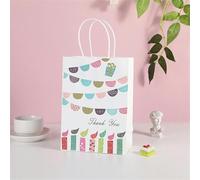 4 Unids Feliz Cumpleaños Bolsa de Regalo de Papel con Asa Feliz Cumpleaños Fiesta Dulces Bolsas de Embalaje Niños Fiesta de Cumpleaños Favores Bolsas-C 4pcs-15x21x8cm 4pcs